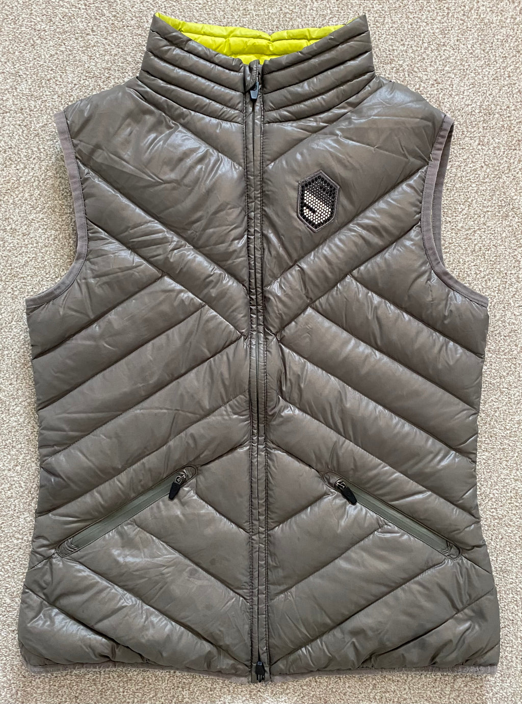 Samshield Limited Edition Down Gilet Women’s Large Grey Lime