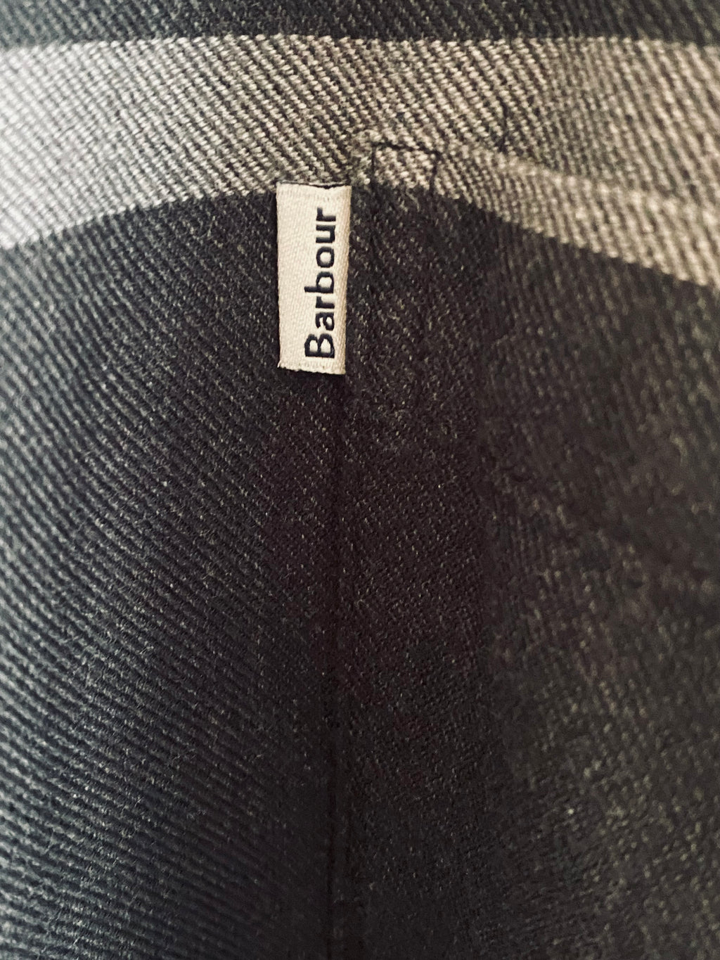 Barbour Dunoon Shirt Grey Check XXXL Tailored Fit Button Down Cotton