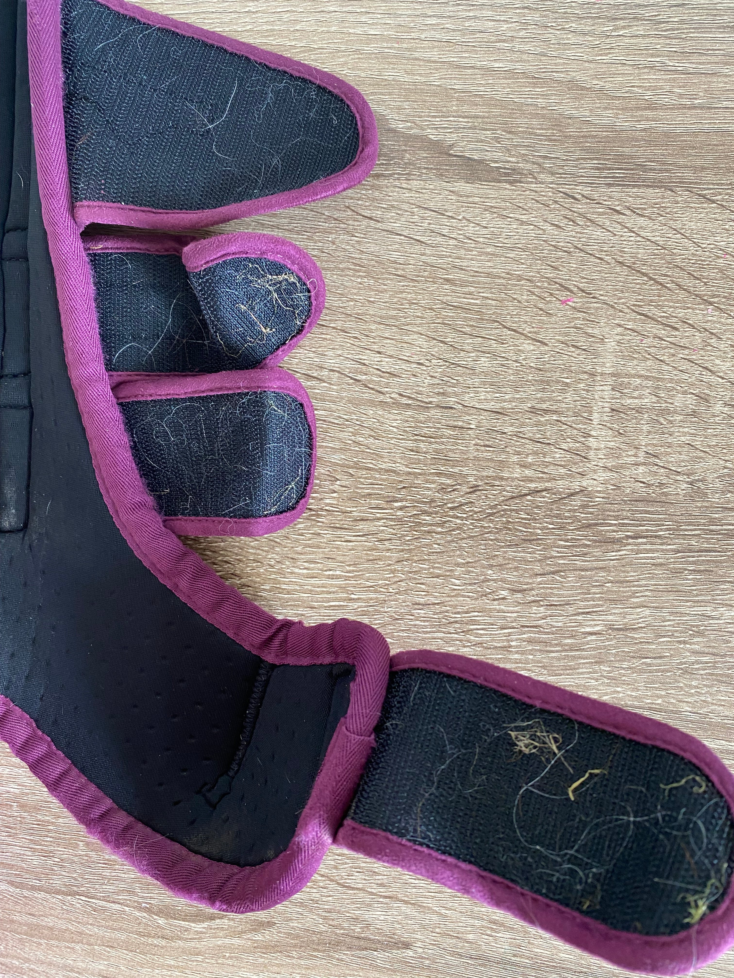 LeMieux ProSport Brushing Boots XL – Mulberry/Burgundy