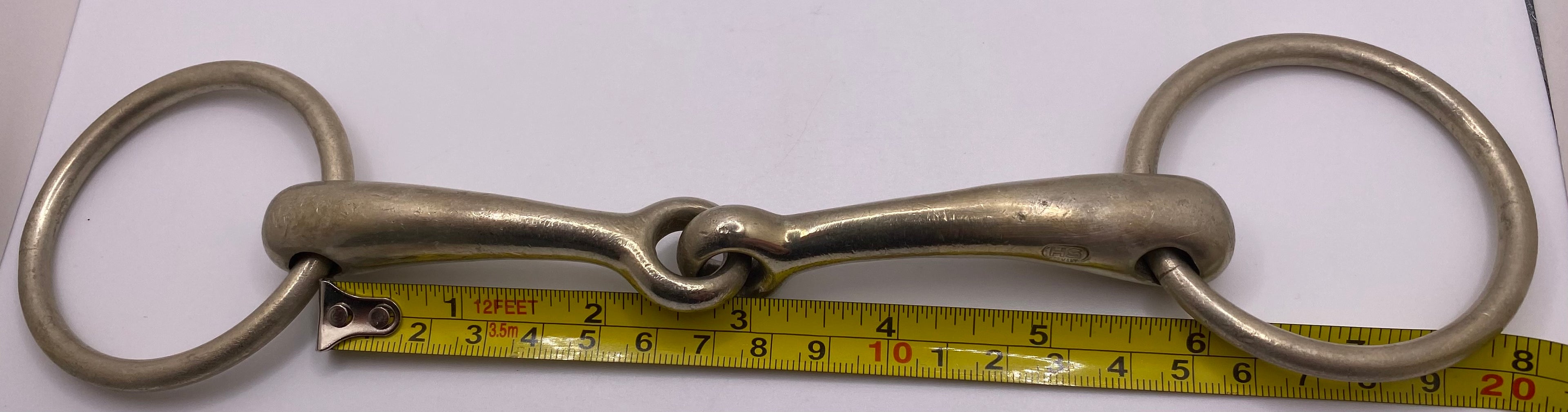 Herm Sprenger HS Germany Loose Ring Snaffle Bit Curved Mouth Used