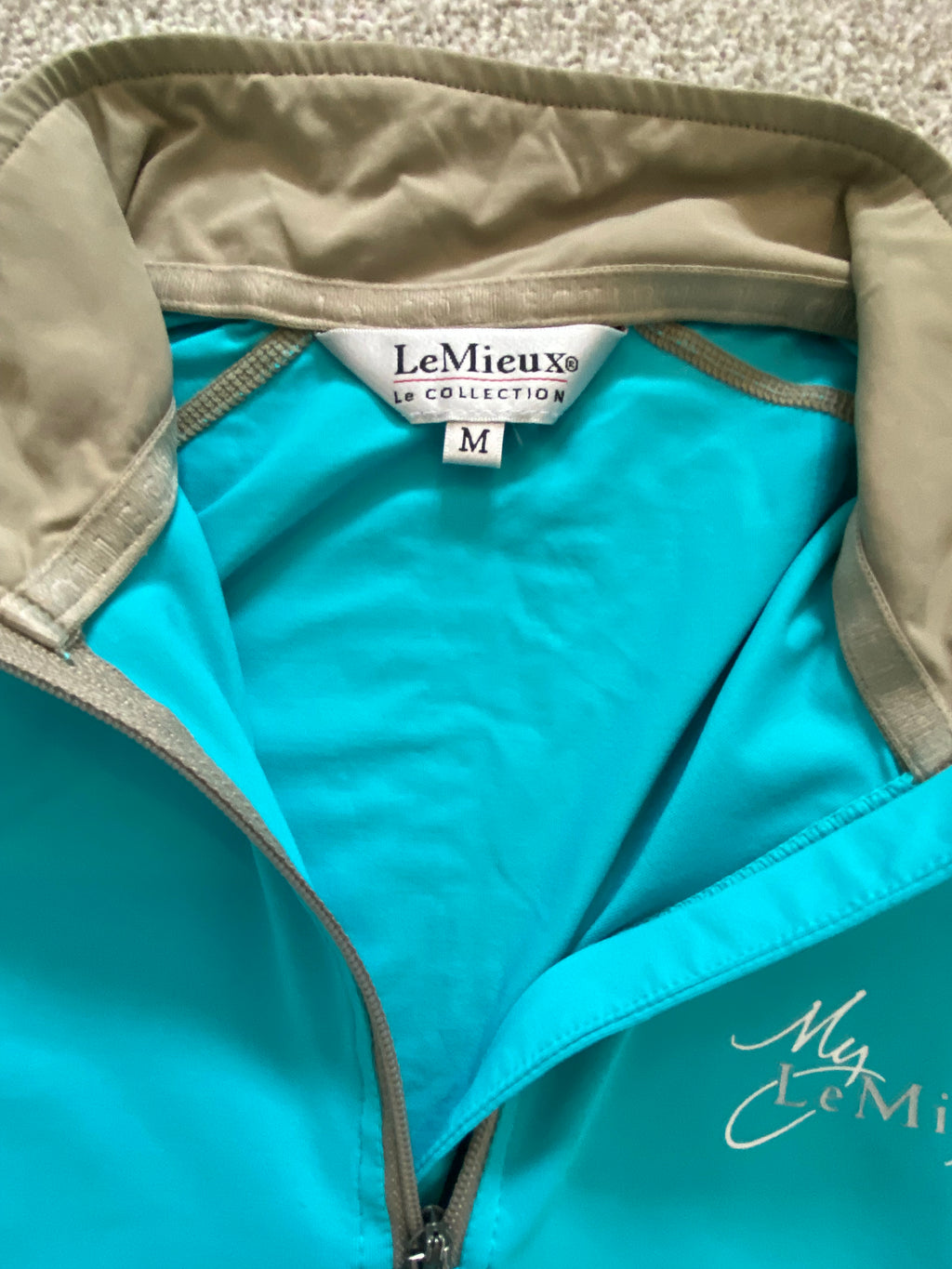 LeMieux My LeMieux Turquoise 1/4 Zip Base Layer | Women’s Medium
