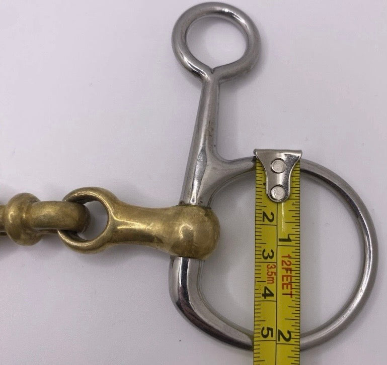 Neue Schule NS Universal Beval Bit 5.5” (140mm) Double Jointed Lozenge Horse Bit