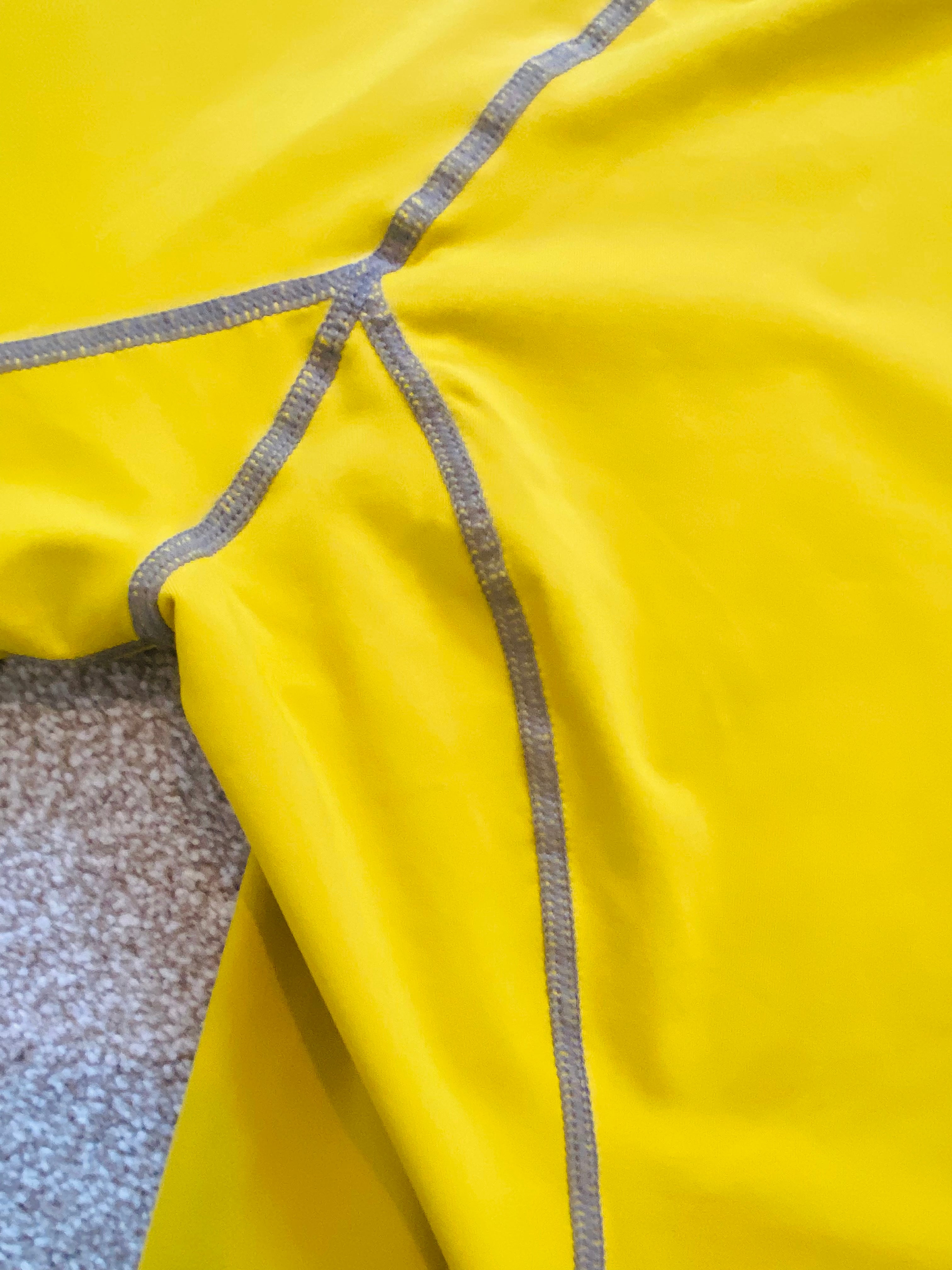 LeMieux My LeMieux Base Layer XL Yellow Technical Riding Top