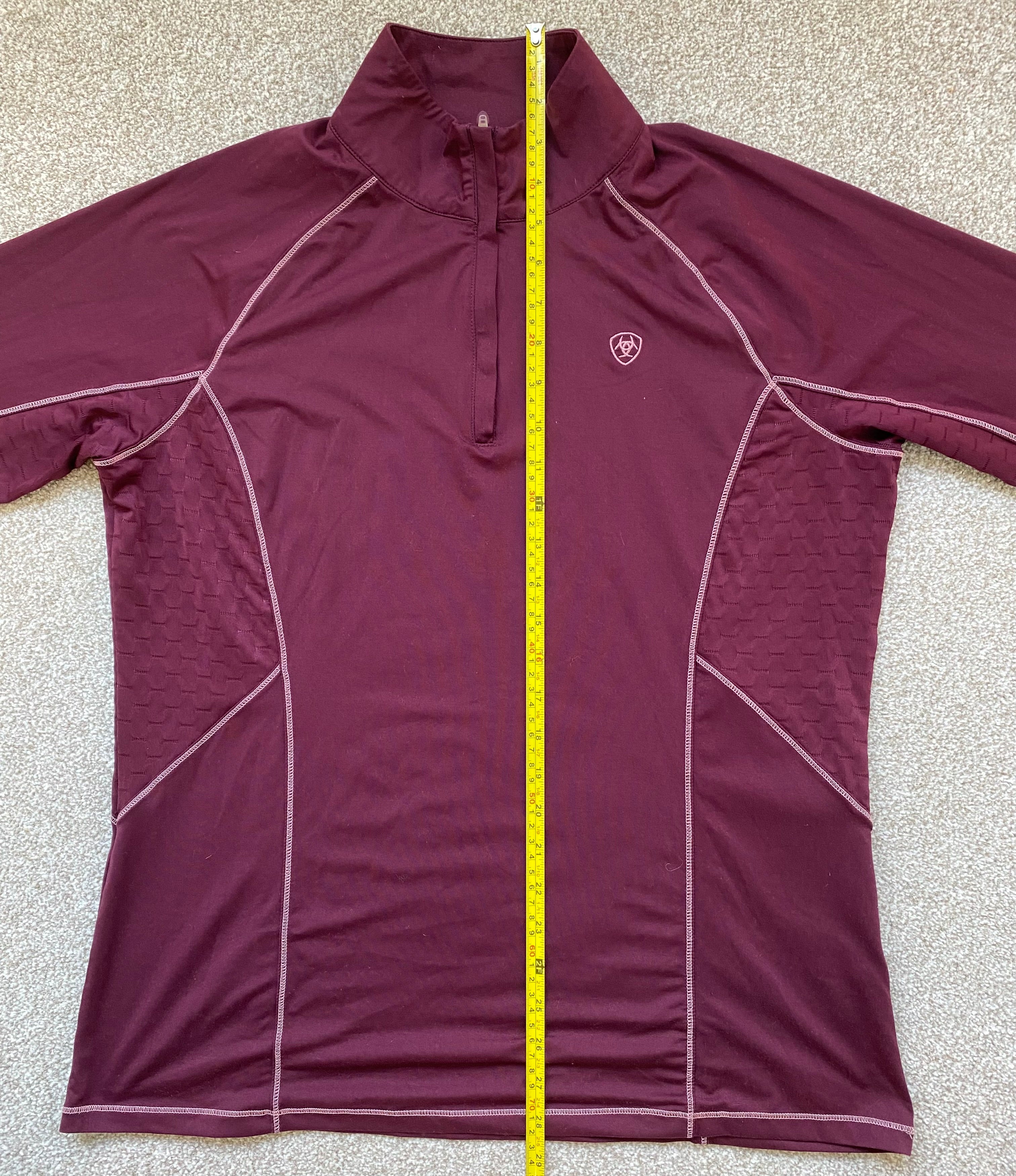 AriatTEK Heat Series Pink 1/4 Zip Riding Base Layer Women’s XL