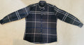 Barbour Dunoon Shirt Grey Check XXXL Tailored Fit Button Down Cotton