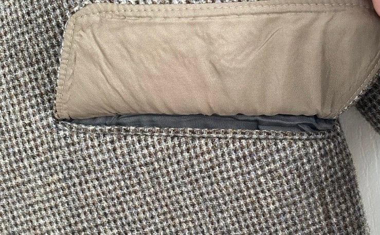 Caldene Tweed Jacket 40” Chest Brown Check Country Riding Jacket Made in England