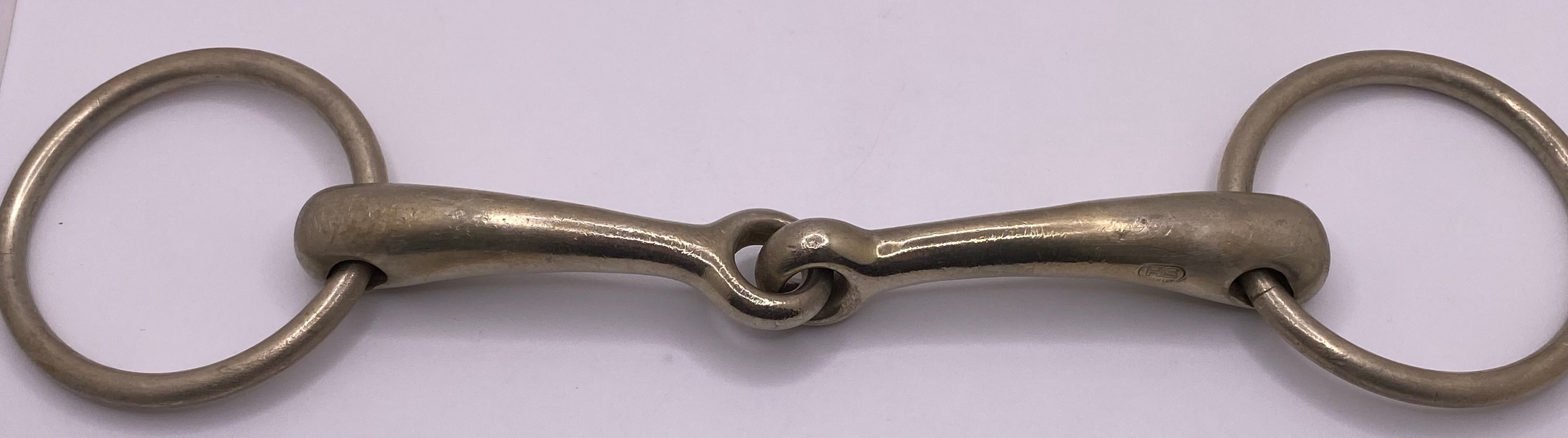Herm Sprenger HS Germany Loose Ring Snaffle Bit Curved Mouth Used