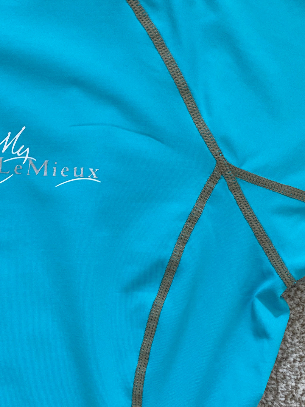LeMieux My LeMieux Turquoise 1/4 Zip Base Layer | Women’s Medium