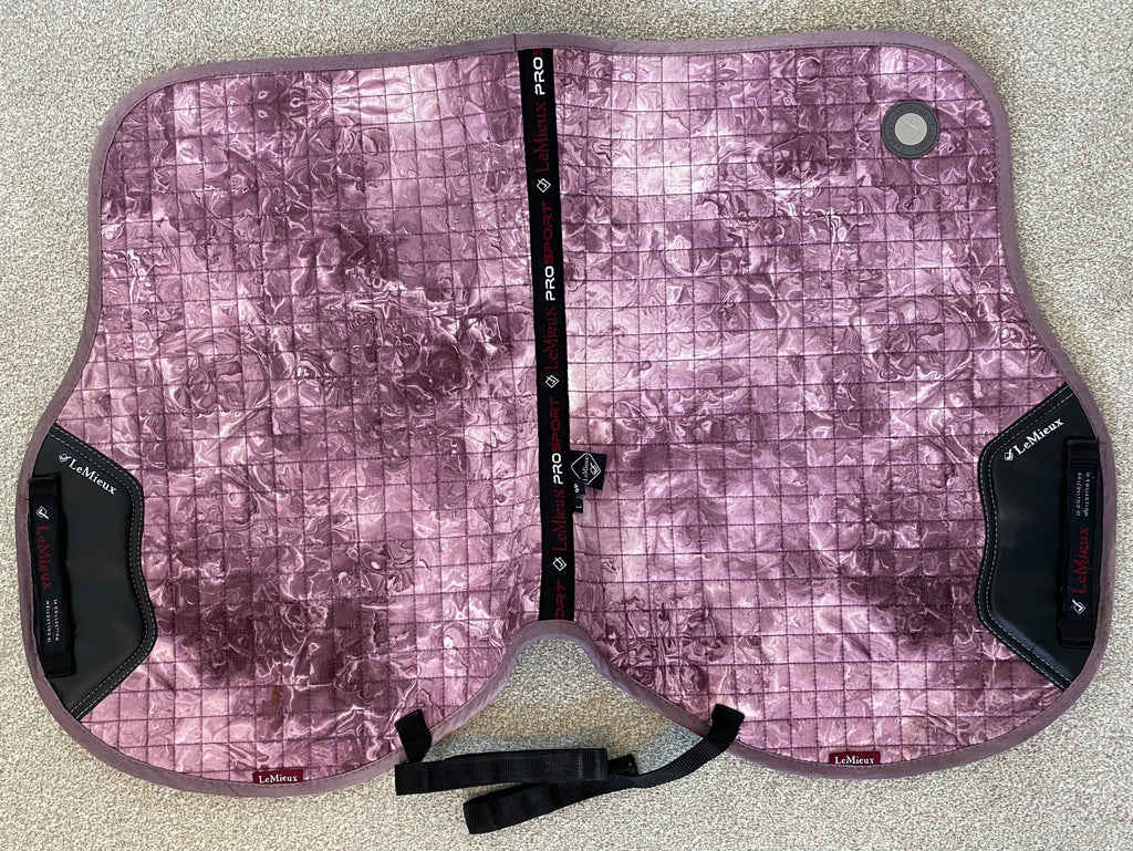 LeMieux ProSport GP Saddle Pad Large – Marble Plum
