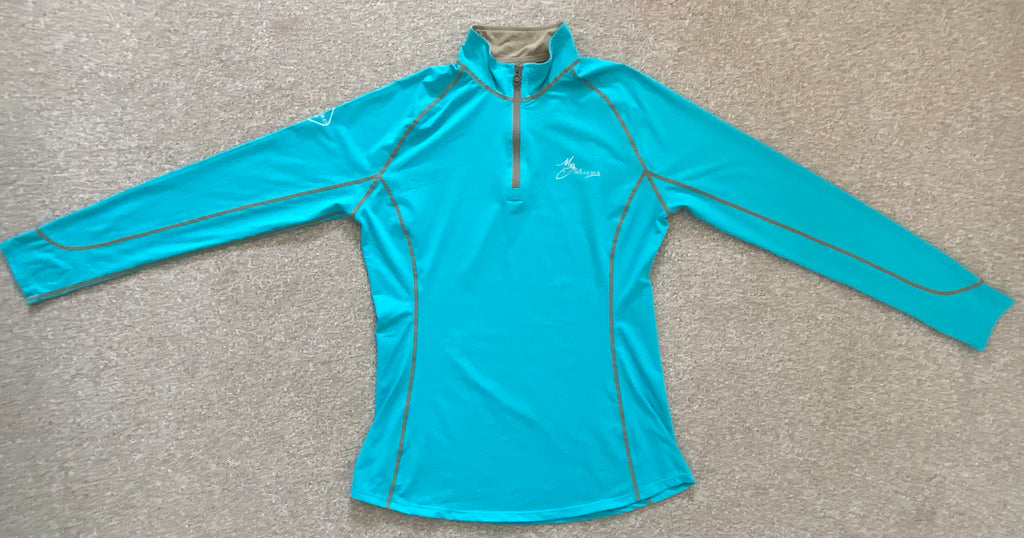 LeMieux My LeMieux Turquoise 1/4 Zip Base Layer | Women’s Medium
