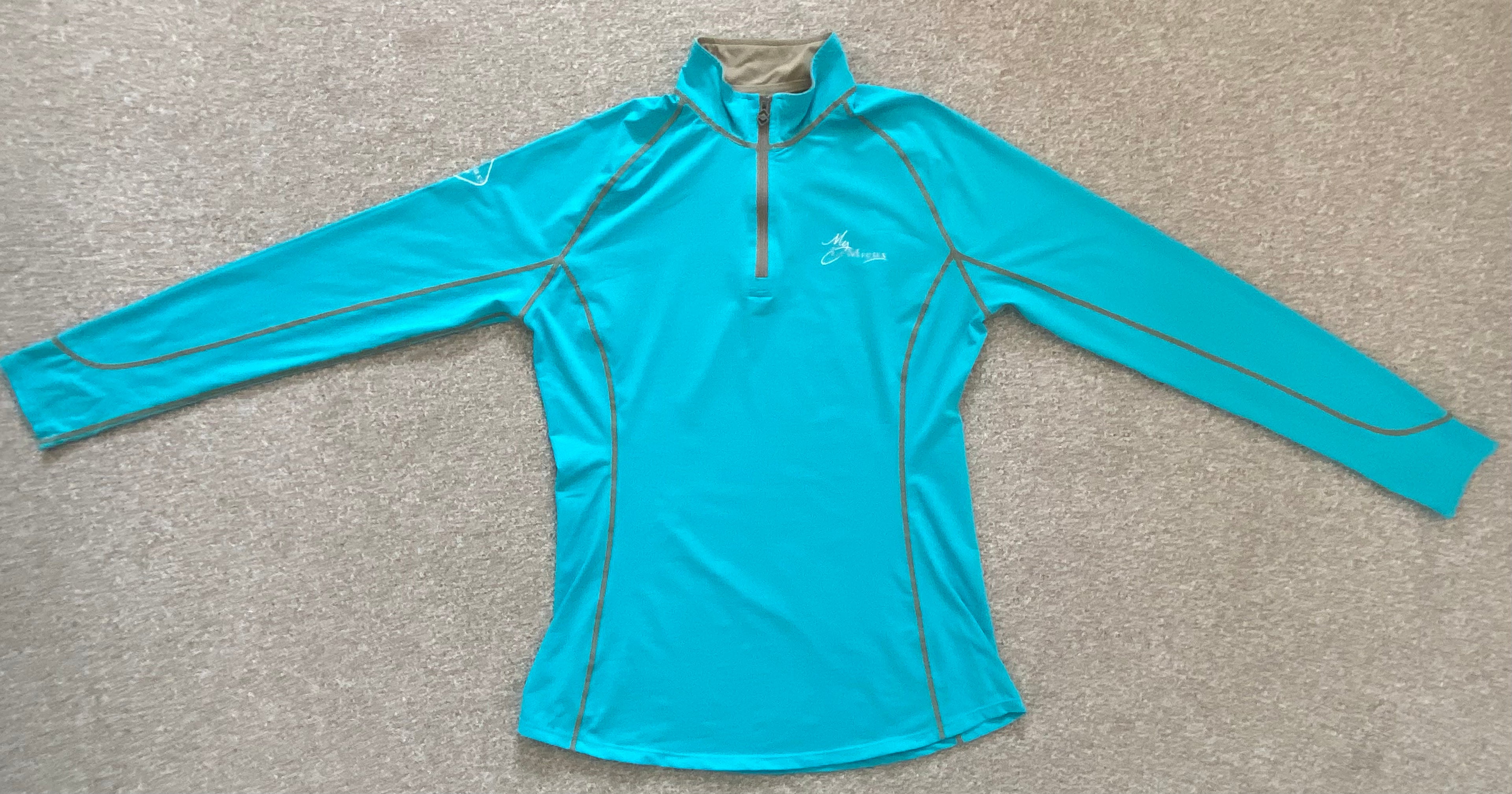LeMieux My LeMieux Turquoise 1/4 Zip Base Layer | Women’s Medium