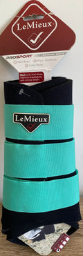 LeMieux ProSport Brushing Boots XL Turquoise & Black