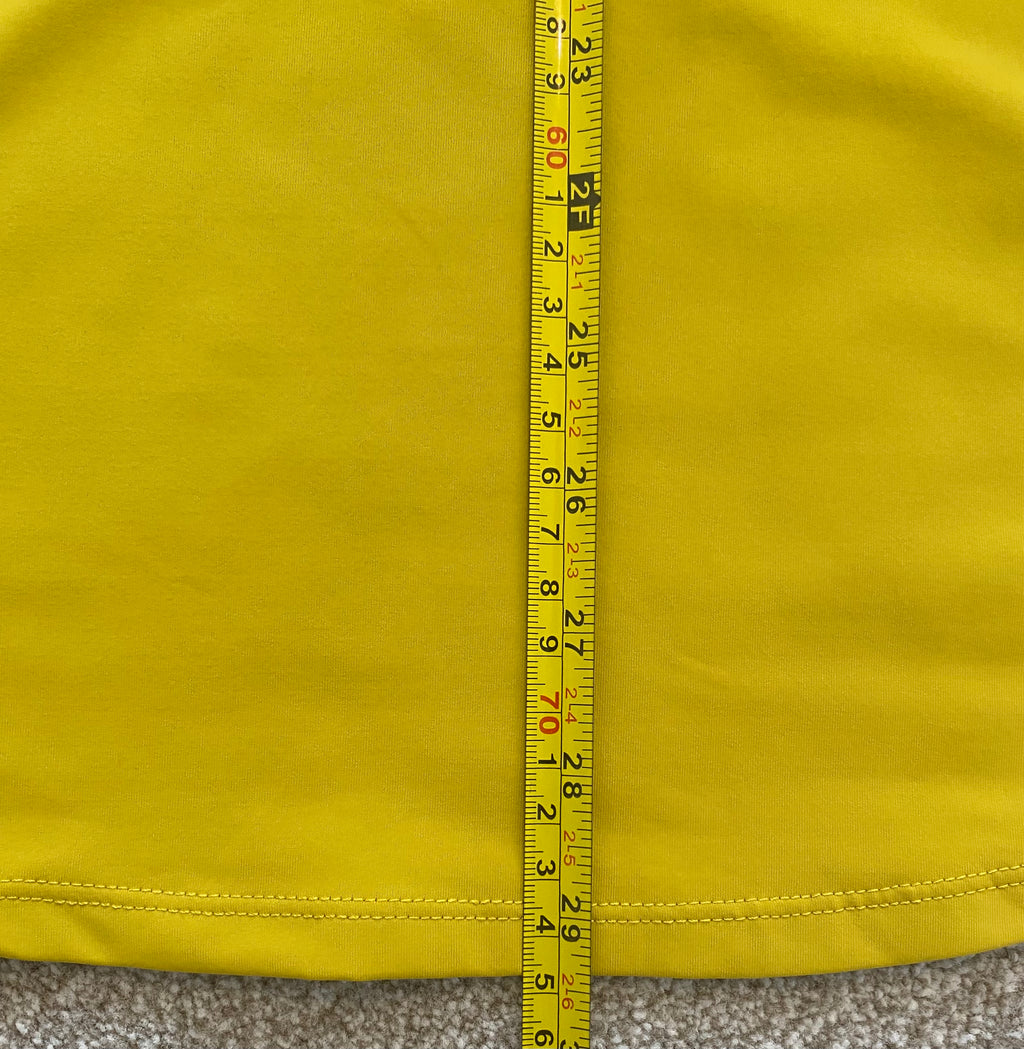 LeMieux My LeMieux Base Layer XL Yellow Technical Riding Top