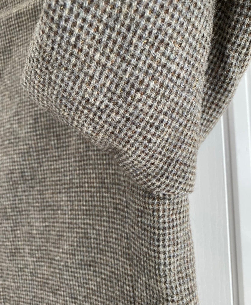 Caldene Tweed Jacket 40” Chest Brown Check Country Riding Jacket Made in England