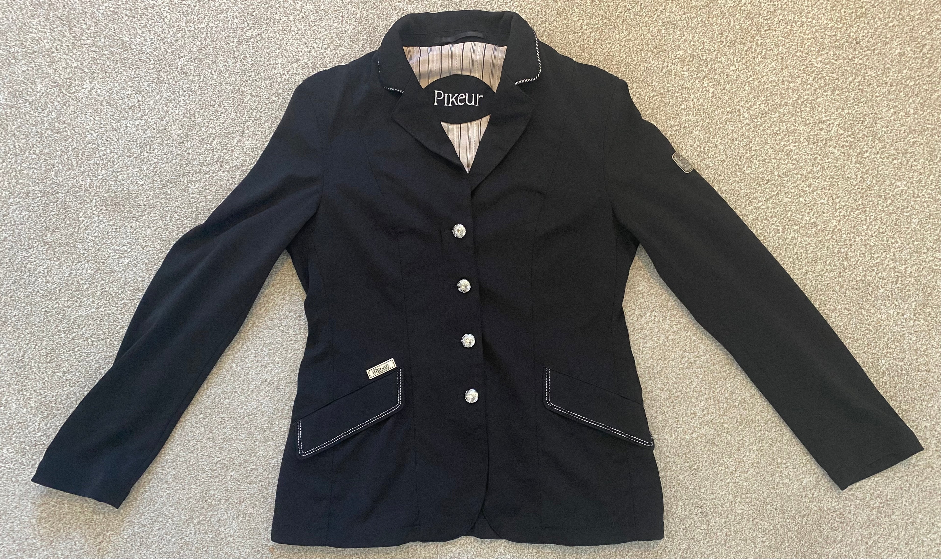 Pikeur Sarissa Ladies Competition Show Jacket Size 38 UK 10 Black