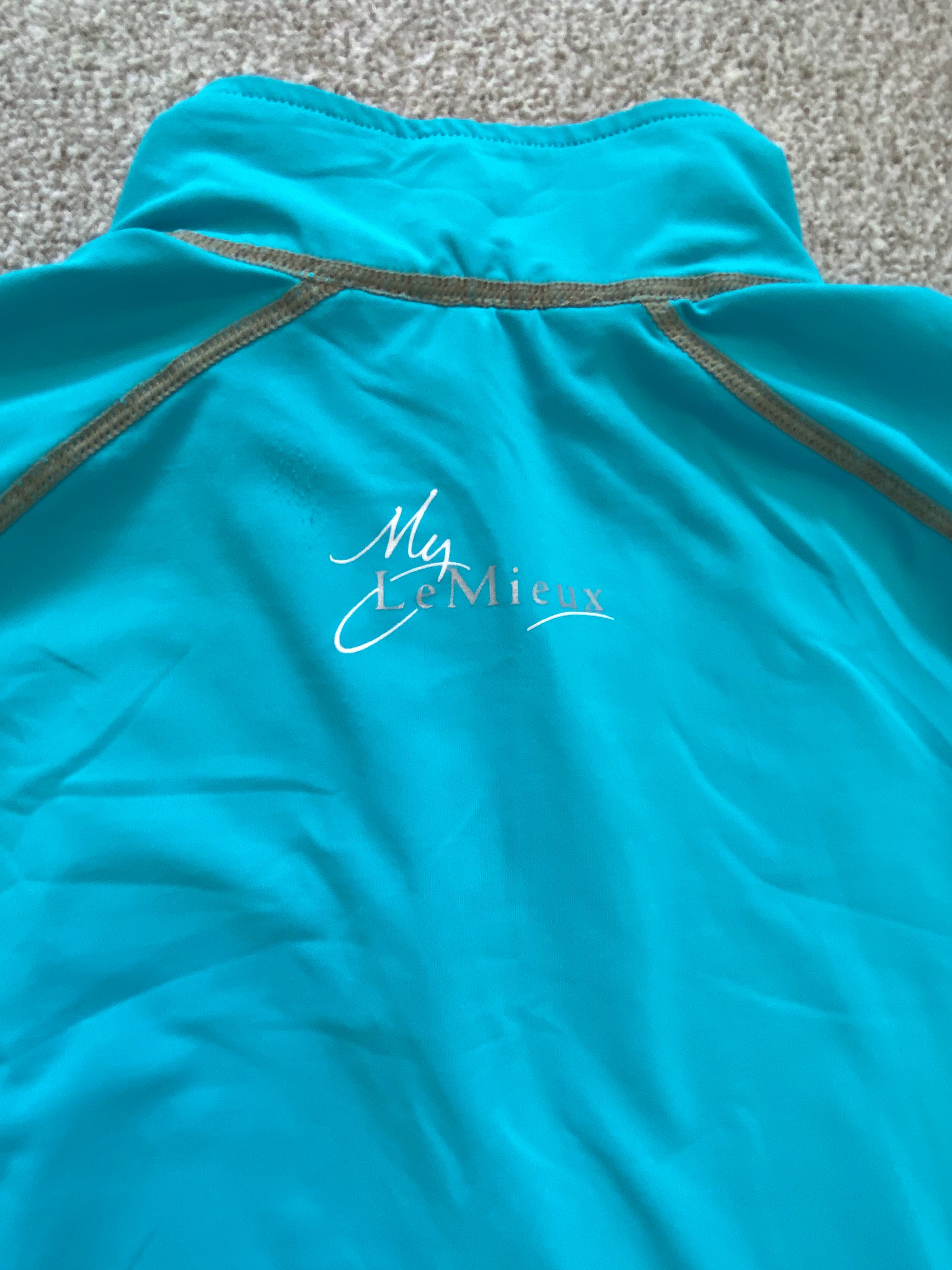 LeMieux My LeMieux Turquoise 1/4 Zip Base Layer | Women’s Medium