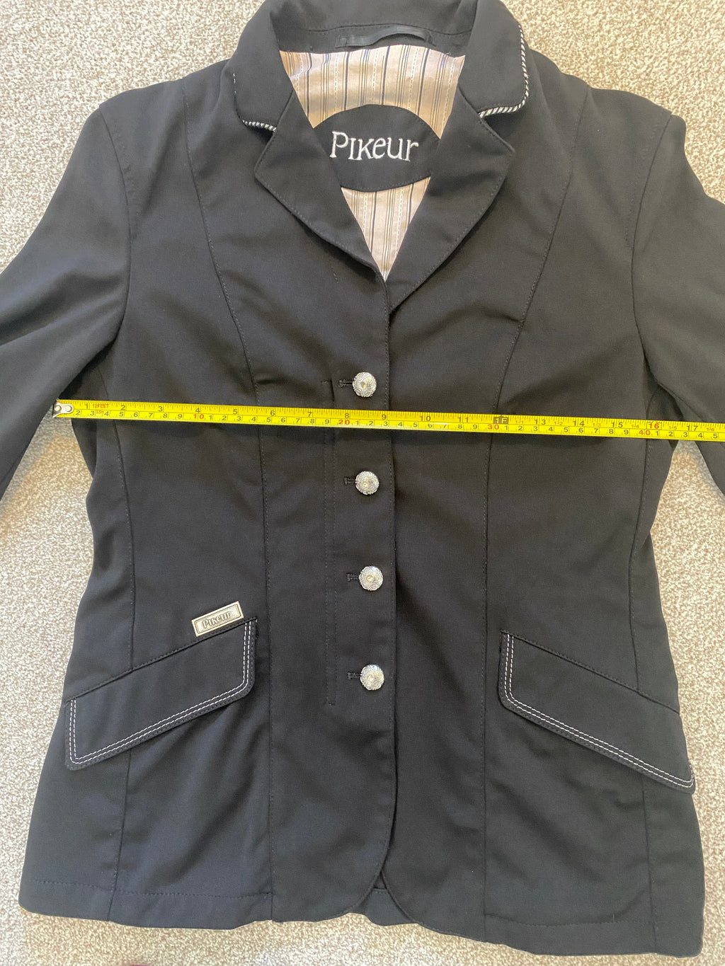 Pikeur Sarissa Ladies Competition Show Jacket Size 38 UK 10 Black