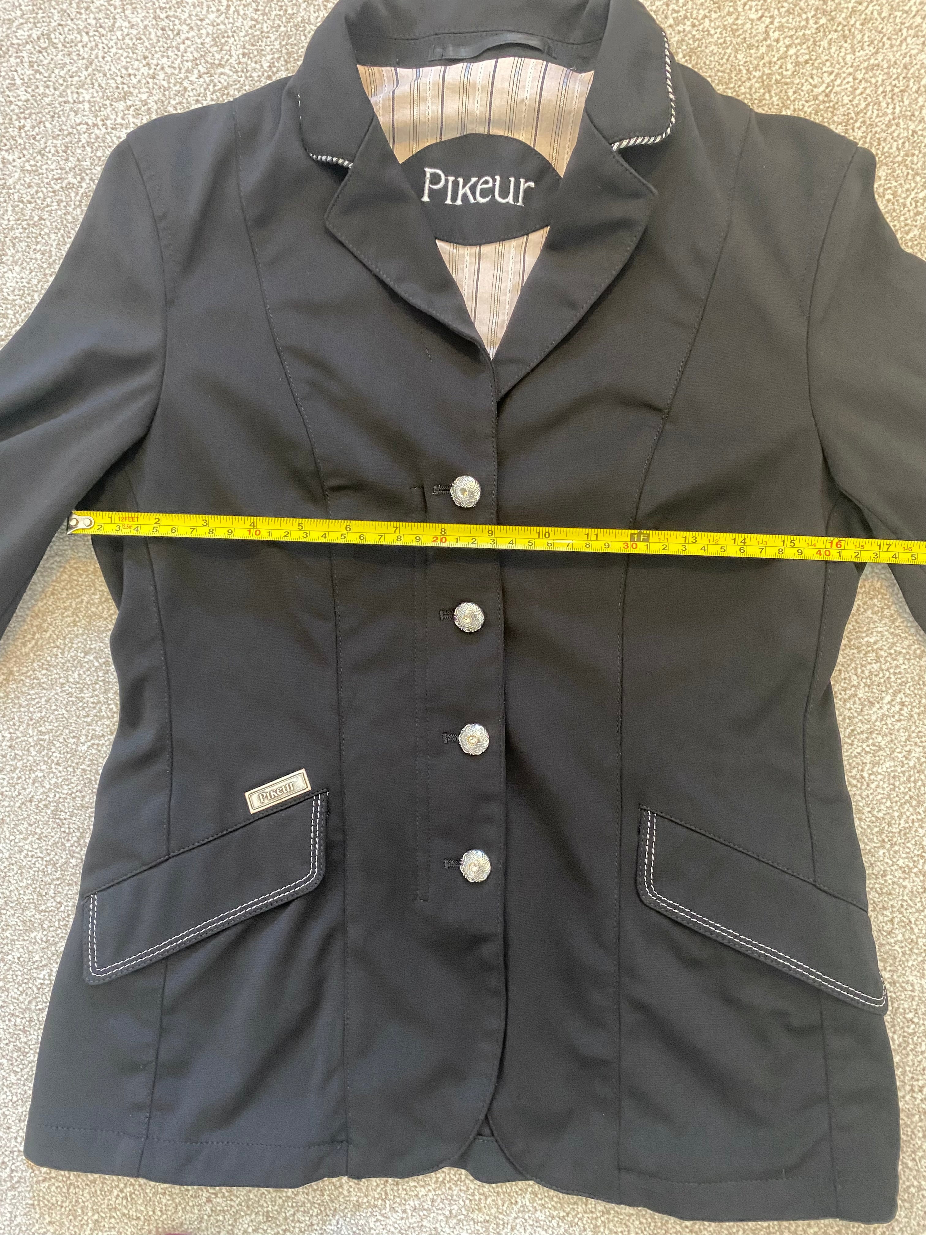 Pikeur Sarissa Ladies Competition Show Jacket Size 38 UK 10 Black