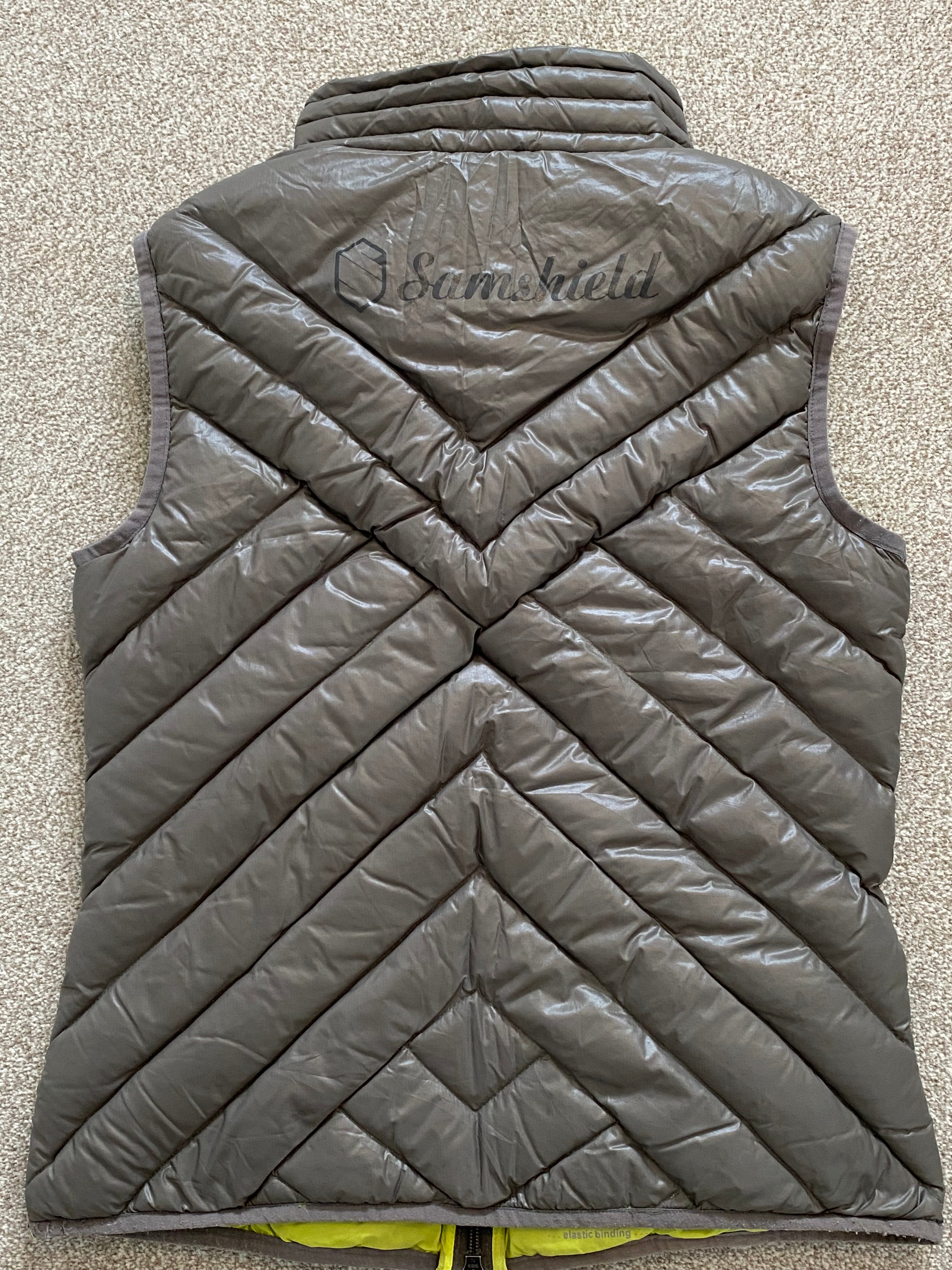 Samshield Limited Edition Down Gilet Women’s Large Grey Lime