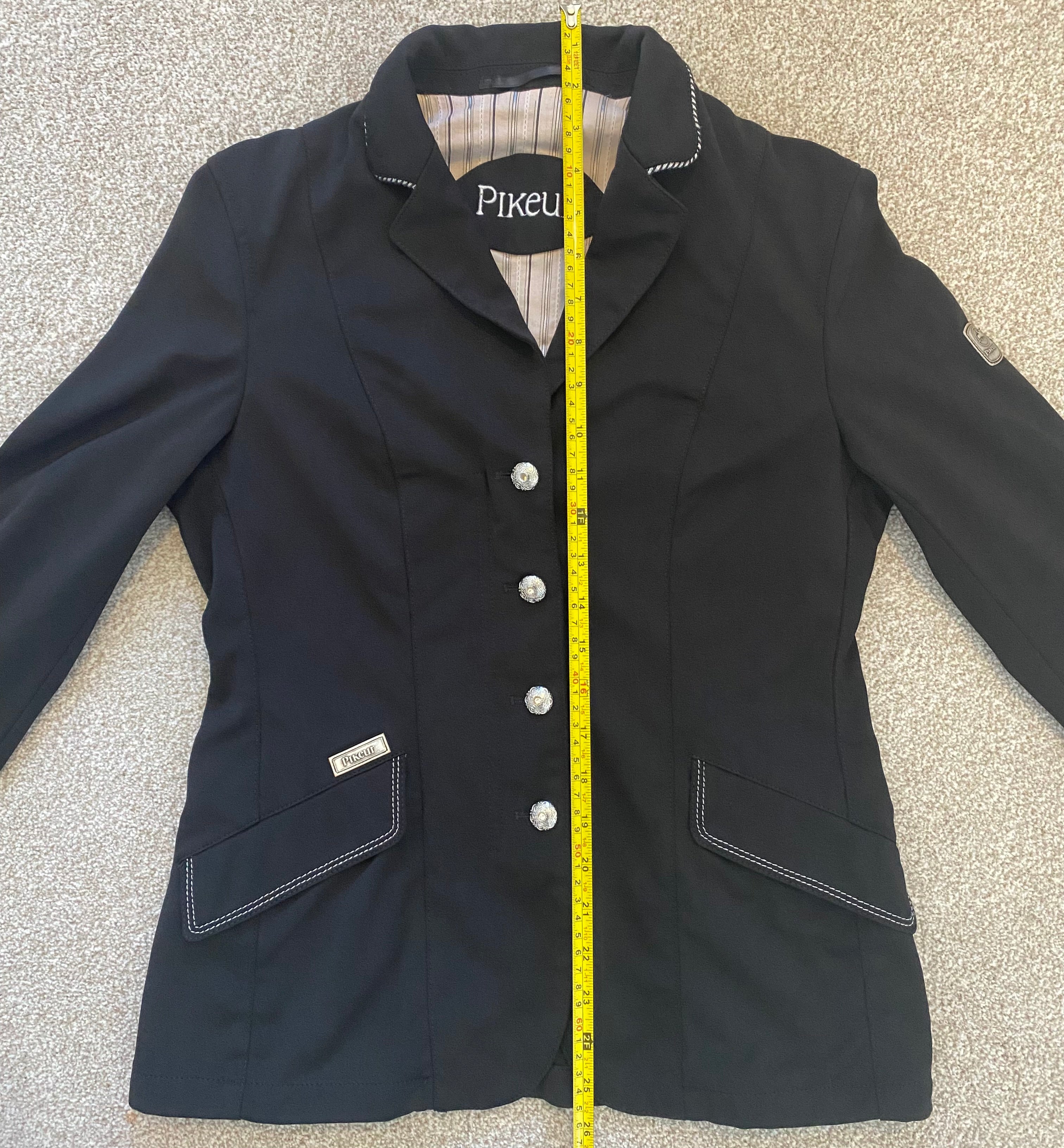 Pikeur Sarissa Ladies Competition Show Jacket Size 38 UK 10 Black