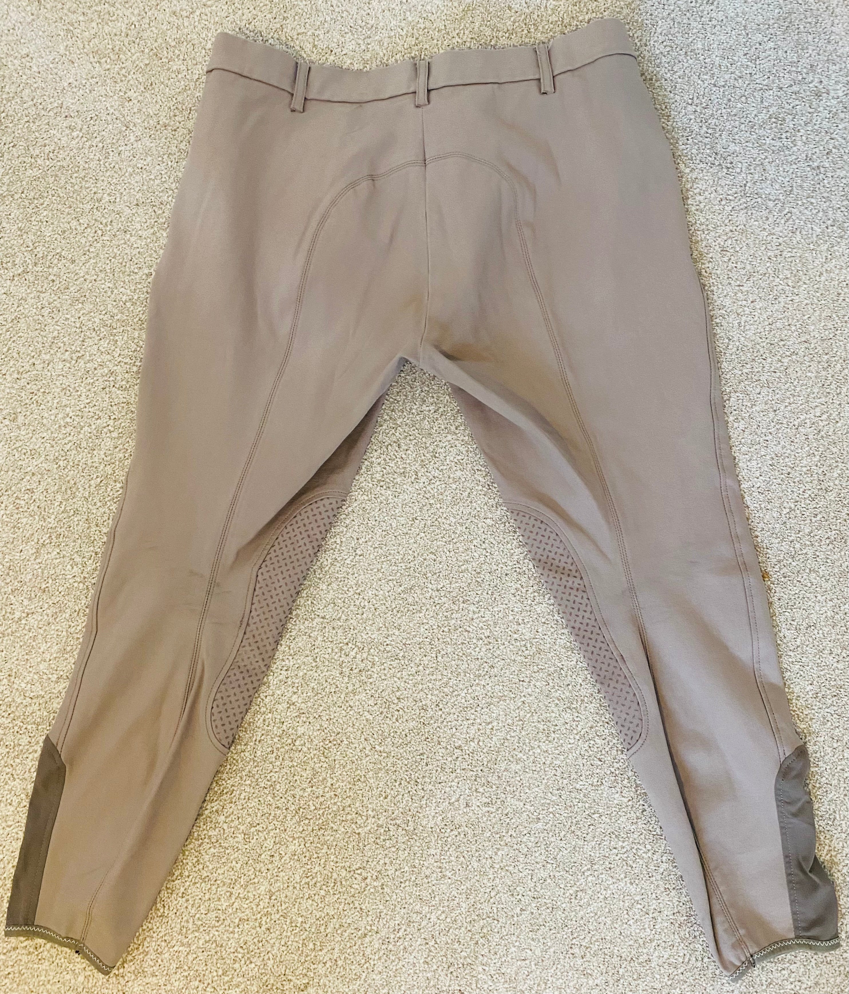 Pikeur Knee Grip Riding Breeches Beige/Taupe EU 46 GB 32