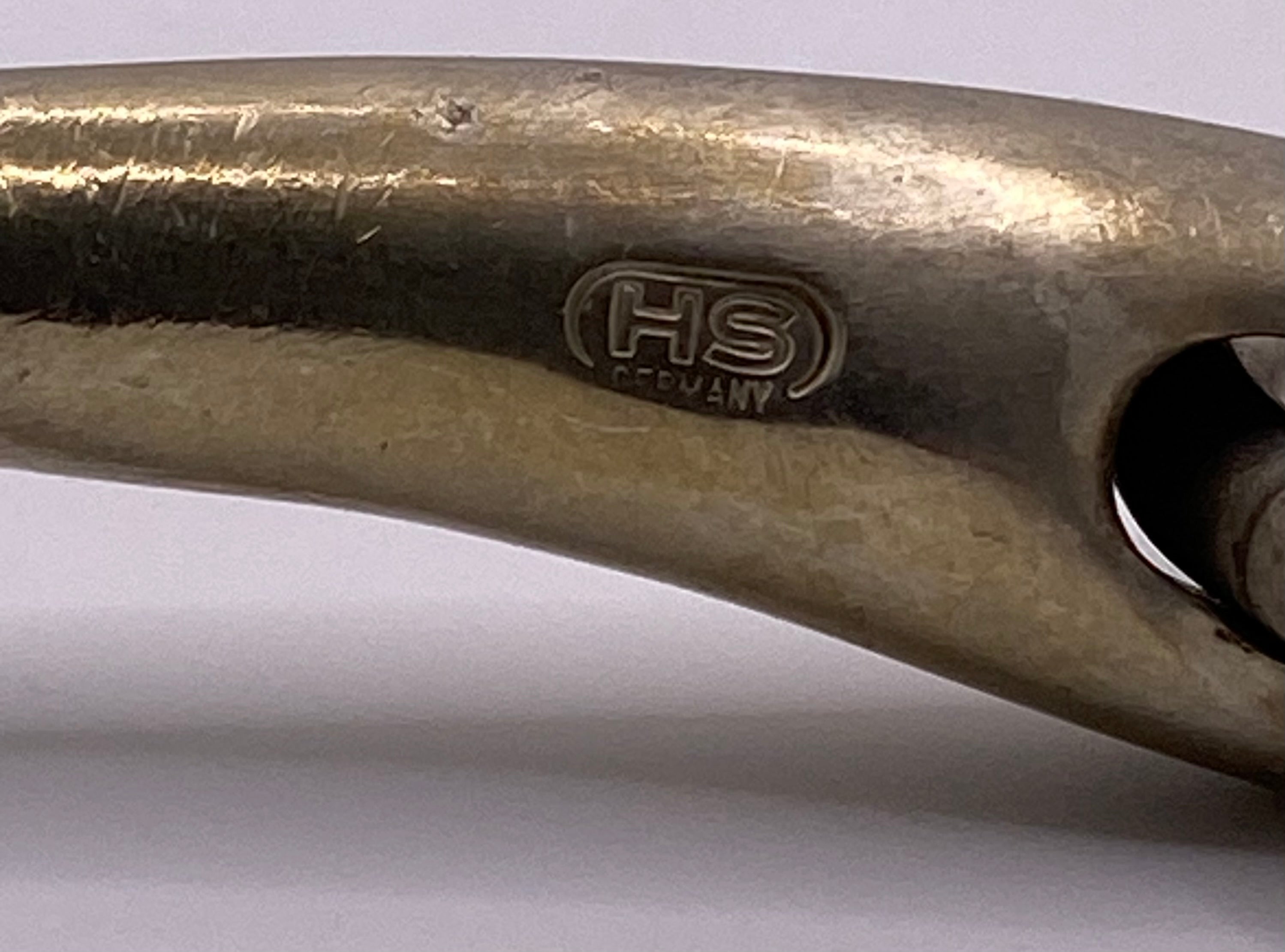 Herm Sprenger HS Germany Loose Ring Snaffle Bit Curved Mouth Used