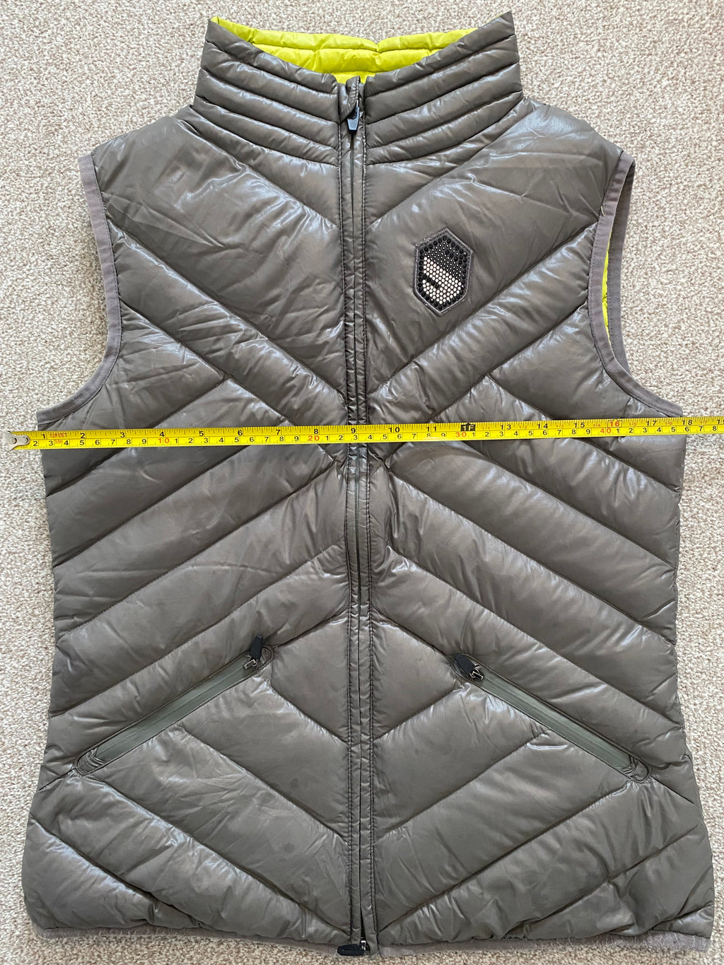 Samshield Limited Edition Down Gilet Women’s Large Grey Lime