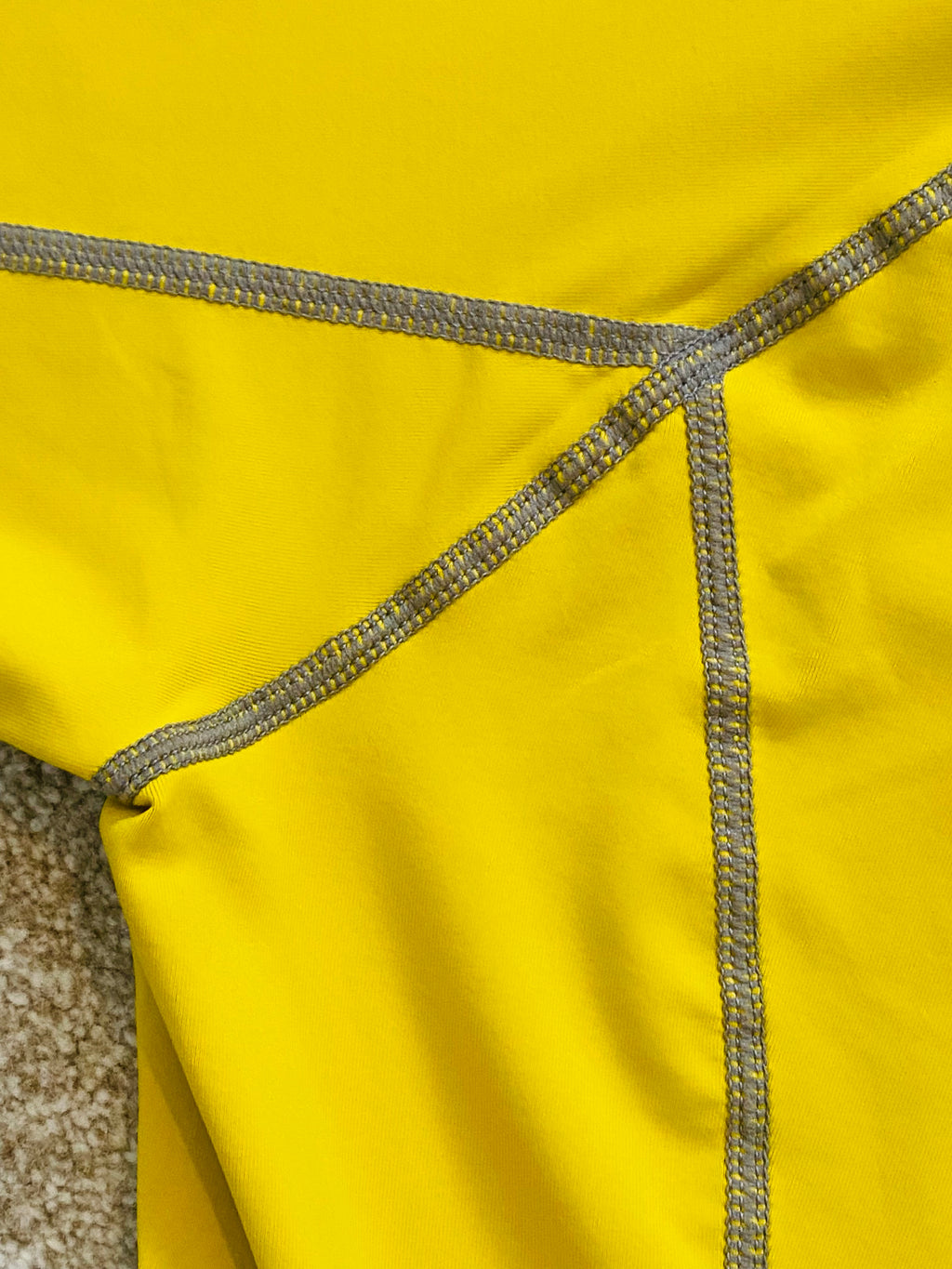 LeMieux My LeMieux Base Layer XL Yellow Technical Riding Top